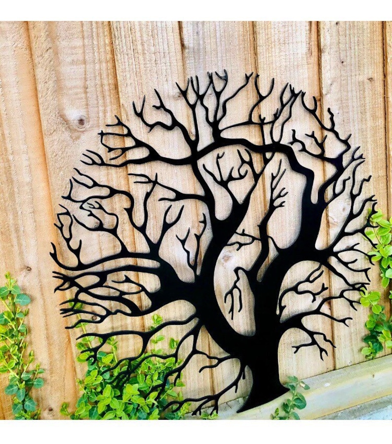Metal Wall Tree Sculpture Tree of Life Etsy UK
