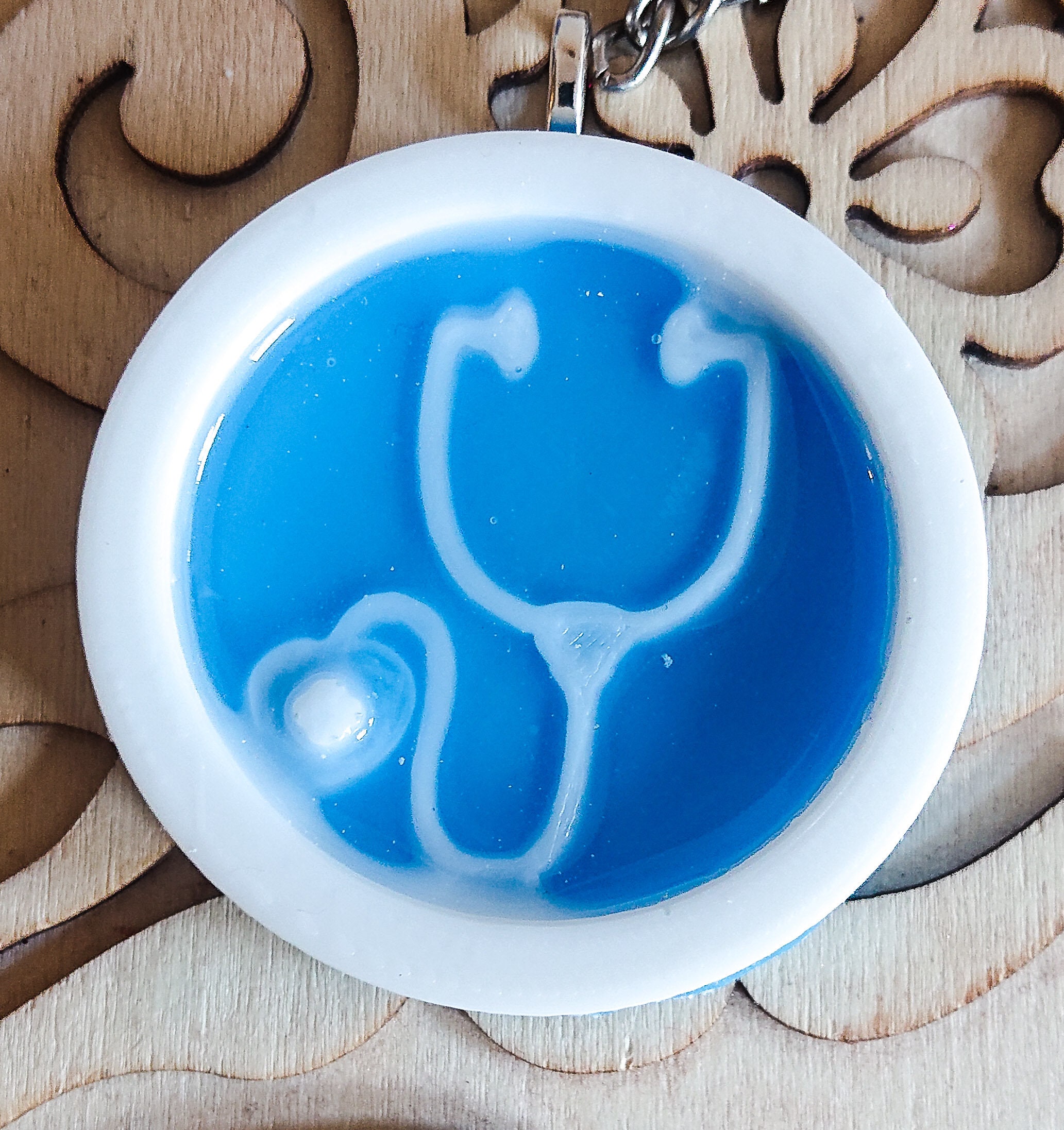 Personalised Stethoscope resin keychain Perfect gift medical Etsy