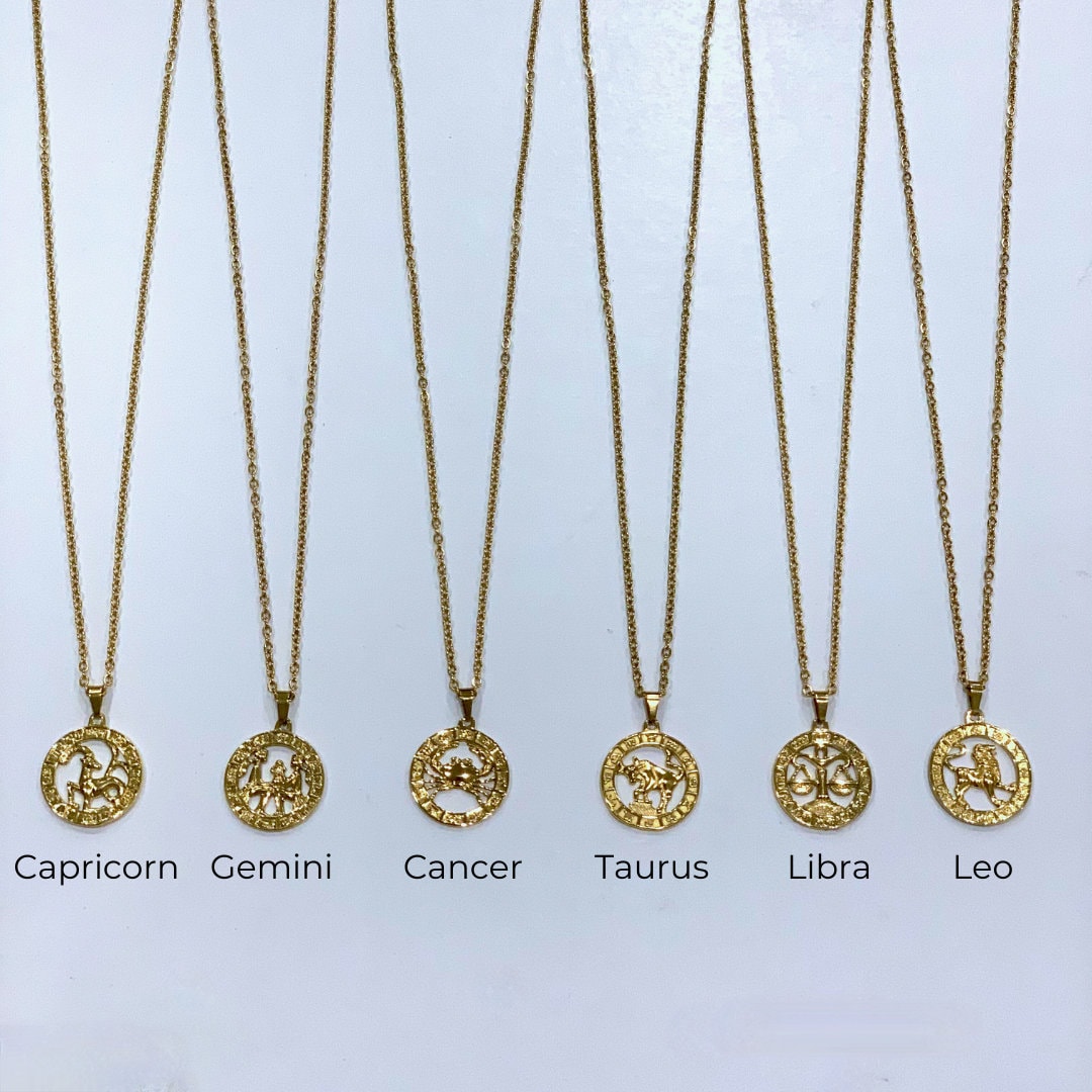 Horoscope necklaces Clearance