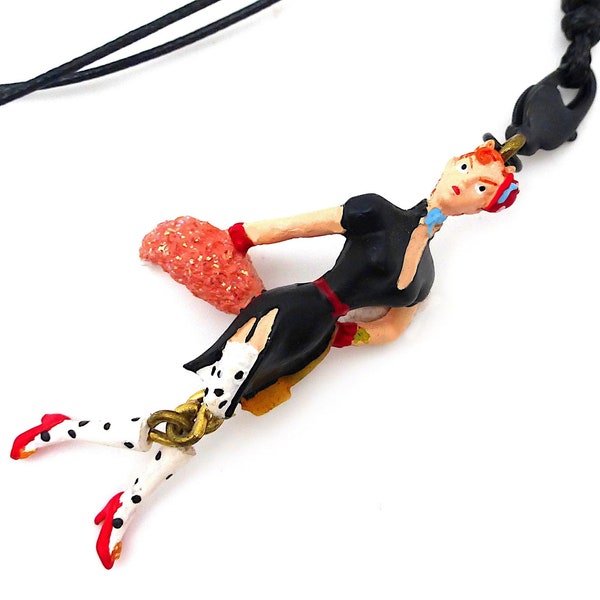 einmalige Statement Kette originelles Unikat 'FOXY LADY'