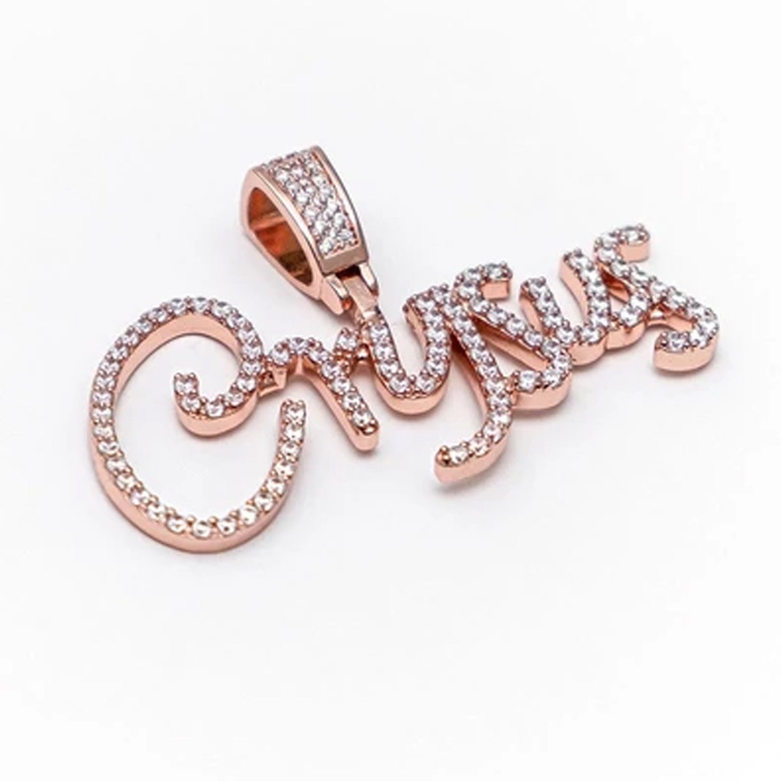 Customized Pendant Custom Classic Font Letter Pendant Etsy