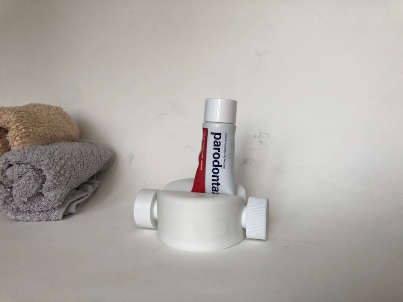 Customizable 3D Printed Toothpaste Squeezer Unique Bathroom Design Gift Soft Eco Friendly Healthy Dental Care Home Decor toothbrush set image 1