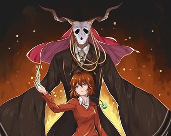 Get Wallpaper Mahoutsukai No Yome Etsy For iPhone