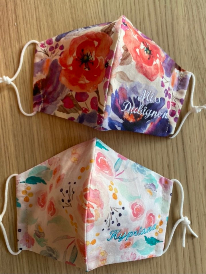 Face Mask, Personalised, Embroidered, Bespoke, Hand made in Yorkshire…