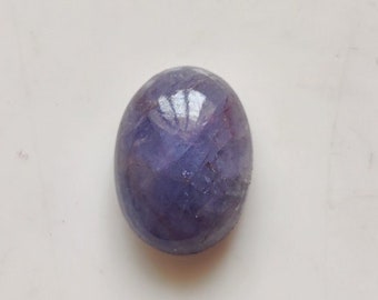 Oval Tanzanite Cabochon Gemstone, 7.50 Carat, (13X10X6MM)