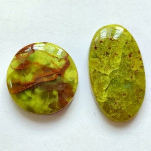 High Quality Green Opal Gemstone 64.Ct Prefect Pendant Size Opal Jewelry Making Gemstone Oval Shape Opal Cabochon Loose Gemstone