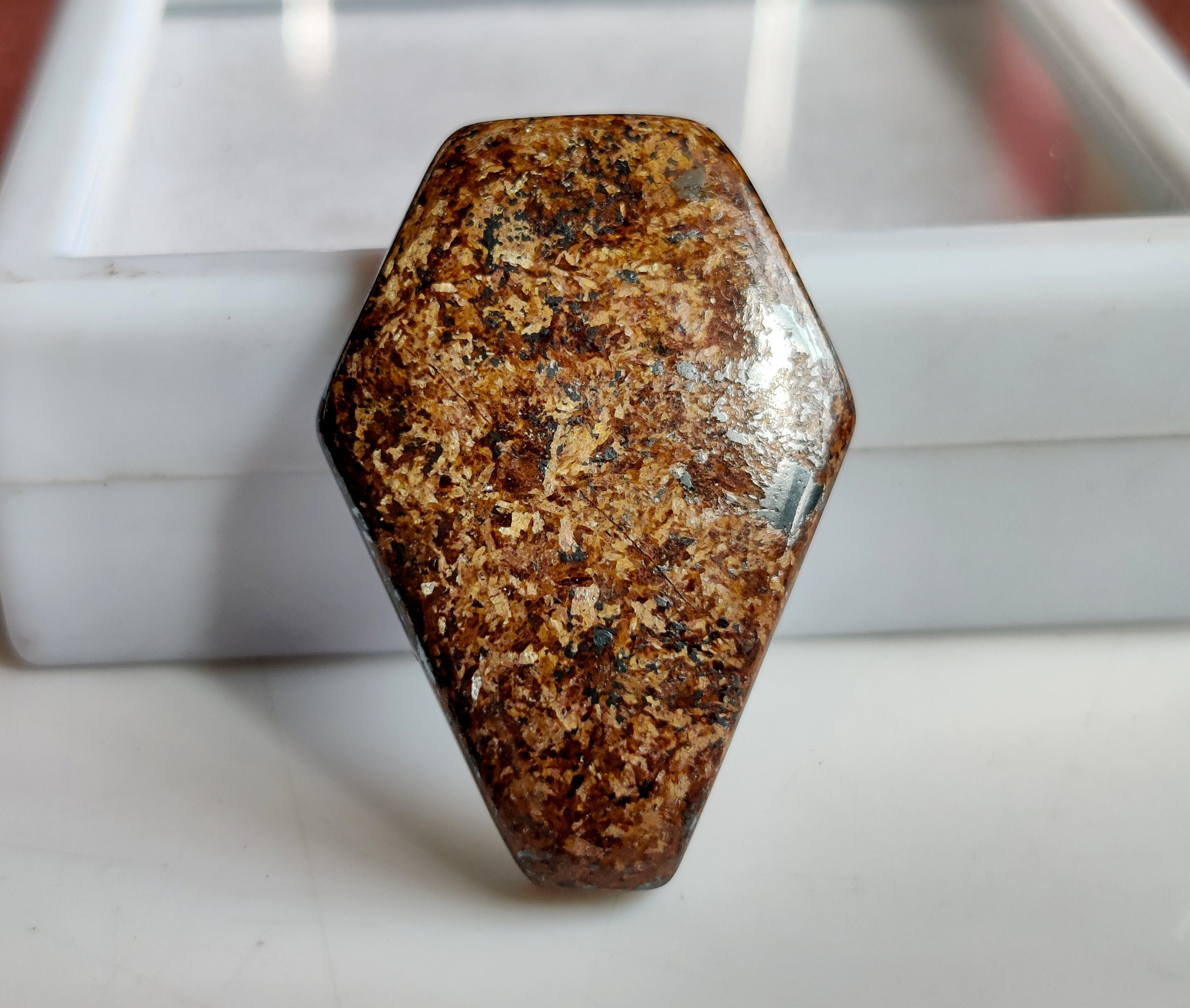 BROWN JADE GEMSTONE 43Ct natürliche braun Jade Cabochon Etsy