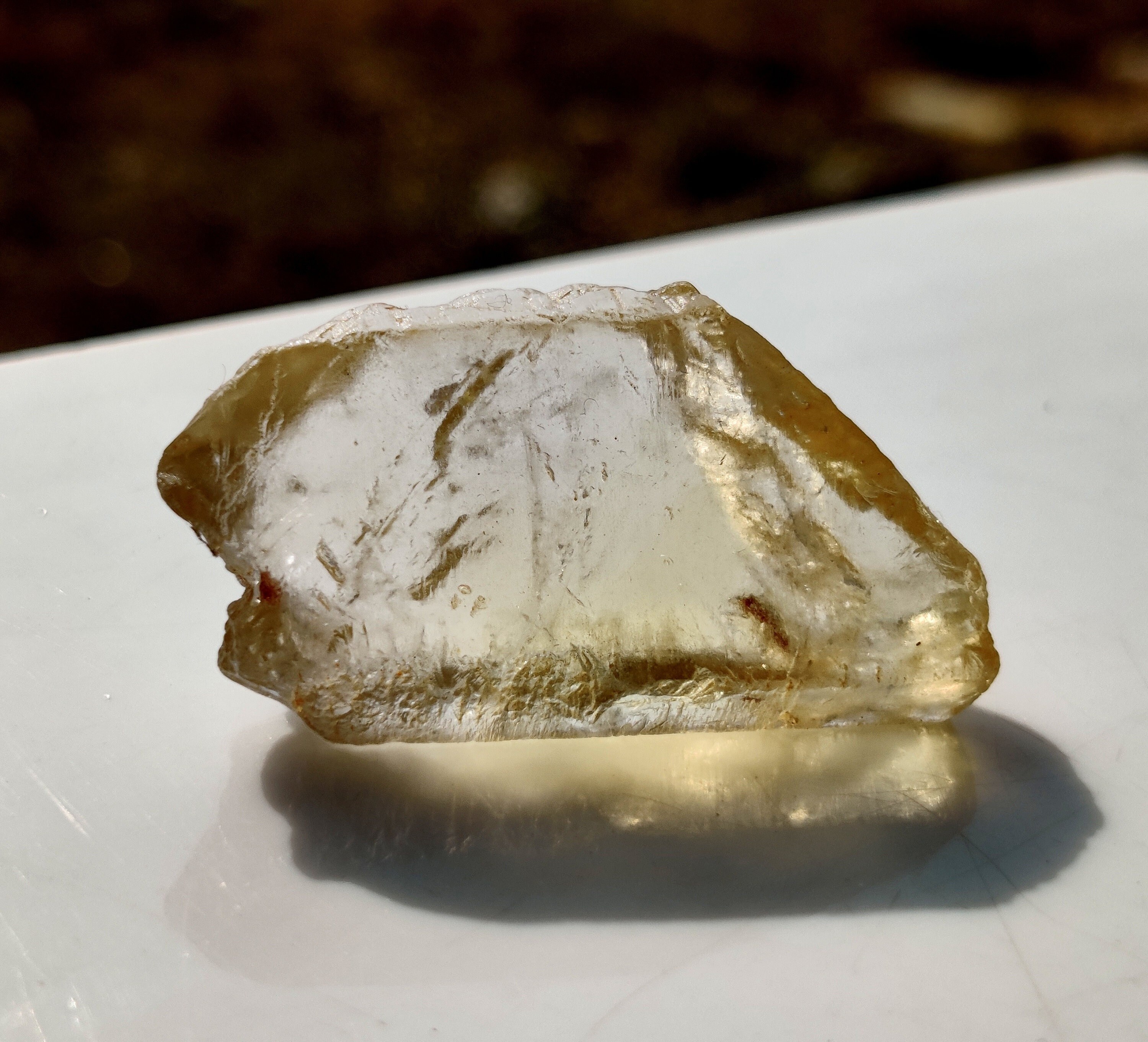 NATURAL CITRINE GEMSTONE Rough 90Ct Good Quality Yellow Citrine Gemstone Raw Material Making Loose Citrine Gemstone Rough 42X23MM