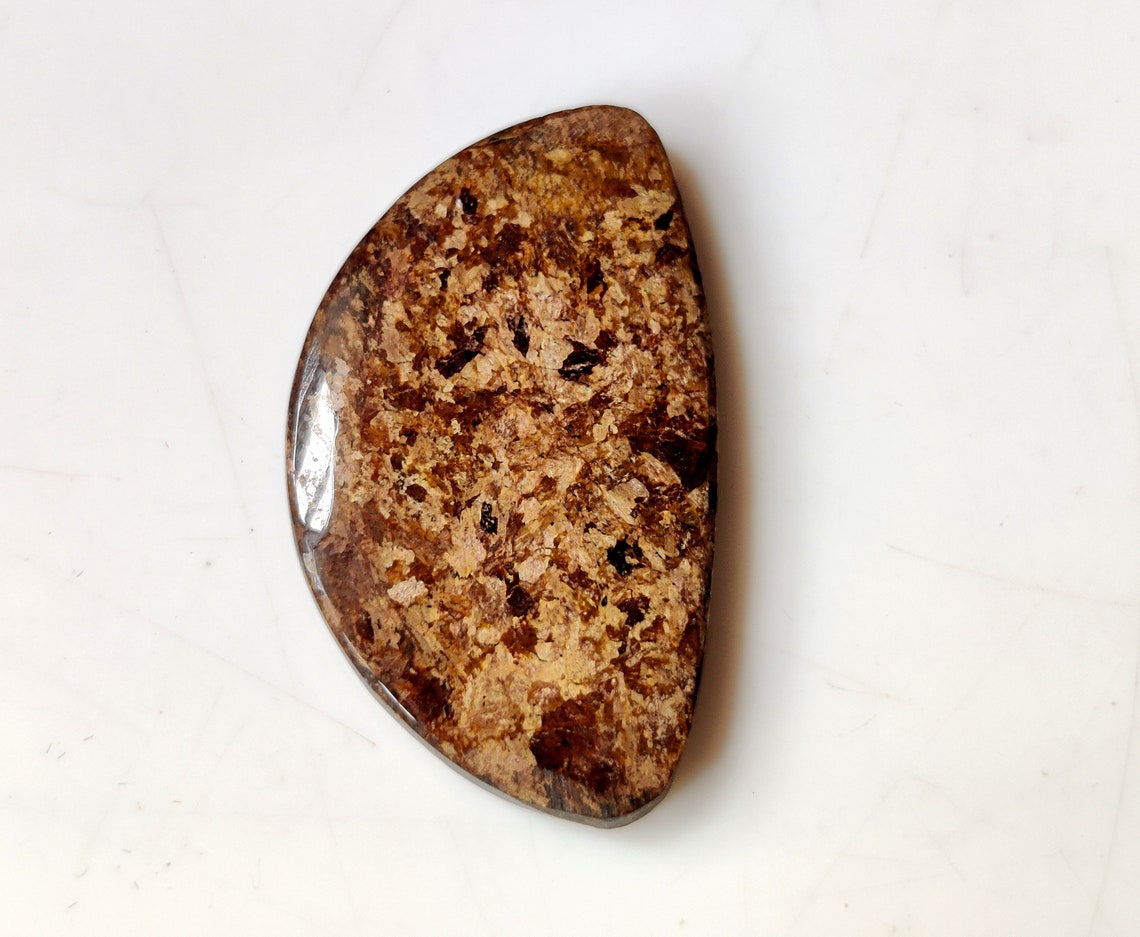 NATURAL BROWN JADE Cabochon Gemstone 38ct Brown Jade Fancy Etsy