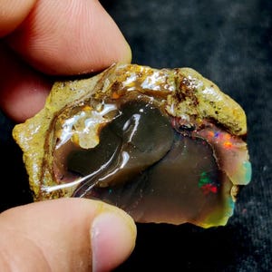 opal rough loose gemstone 84Ct good quality  natural Ethiopian opal gemstone welo fire opal rough jewelry making