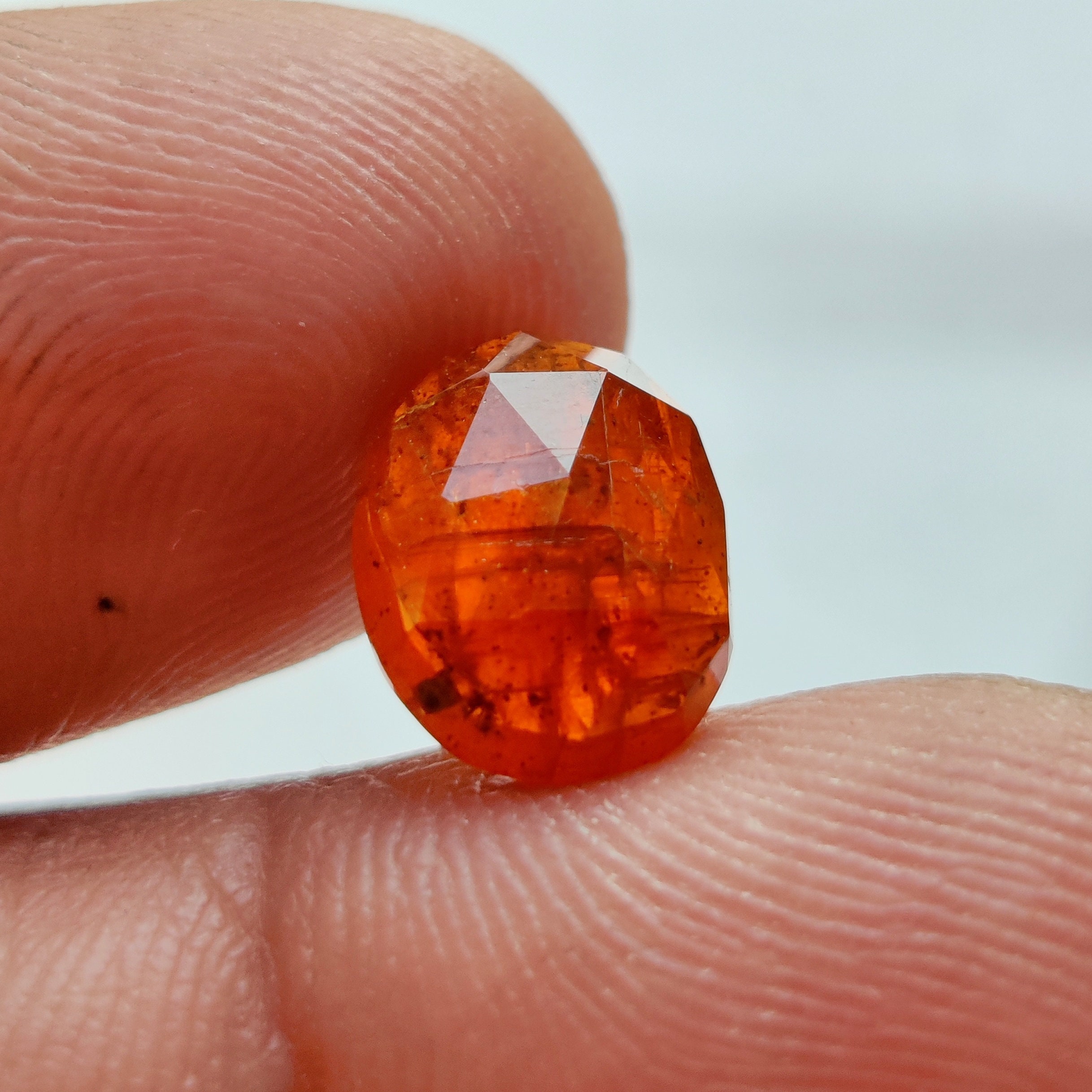 ORANGE KYANITE GEMSTONE 4Ct High Quality Natural Orange Etsy