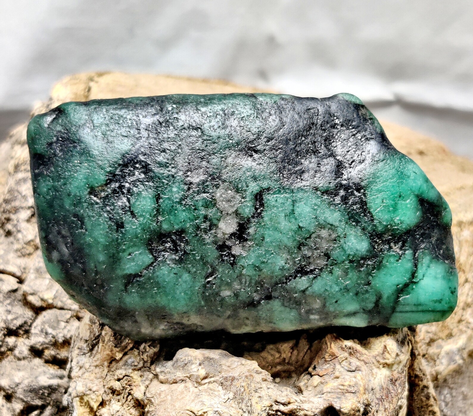 274CT EMERALD ROUGH Gemstone Unheated Untreated Emerald Rough Etsy