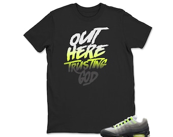 Camiseta Air Max 95 Big Bubble, color amarillo neón, negro y gris frío 2026 OG, sudadera con capucha y zapatillas a juego.