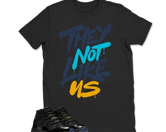 They Not Like US Jordan 11 Gamma Matching Sneaker Tee Shirt,  Jordan 11 Gama Youth & Adult T shirt