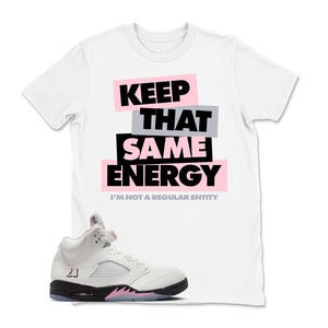 pink and yellow jordan shirt