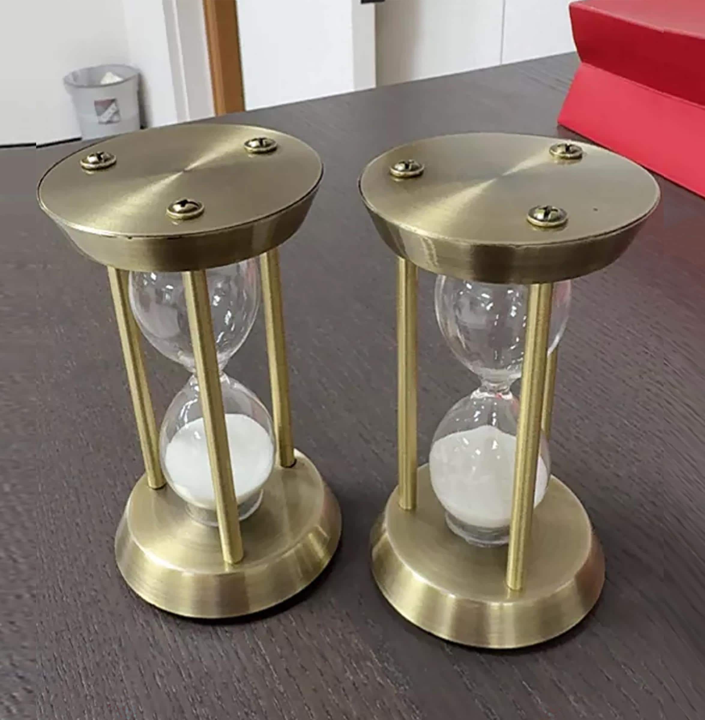 1/3/5/10/15 Minuten Vintage Metalen Zandloper Timer Zandloper Zand Klok Woonkamer Ornamenten Kantoor Desktop Decor Verjaardagscadeautjes