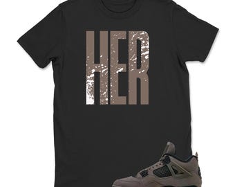 T-shirt Matching AJ4 Cave Stone 2025 - Collection Sneakerhead Jordan - Uni Adulte