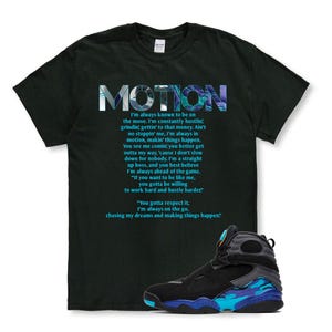 新品 90s ジョーダン JORDAN 8 Tシャツ XL アクア AQUA Sneaker Label Jordan 8 Aqua Matching Sneaker Tee Shirt - Etsy