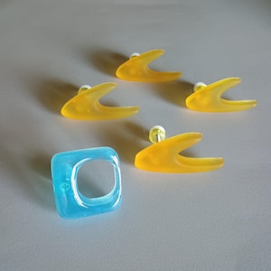 Boomerang Furniture Knob: Mid-Century Modern Drawer Pull