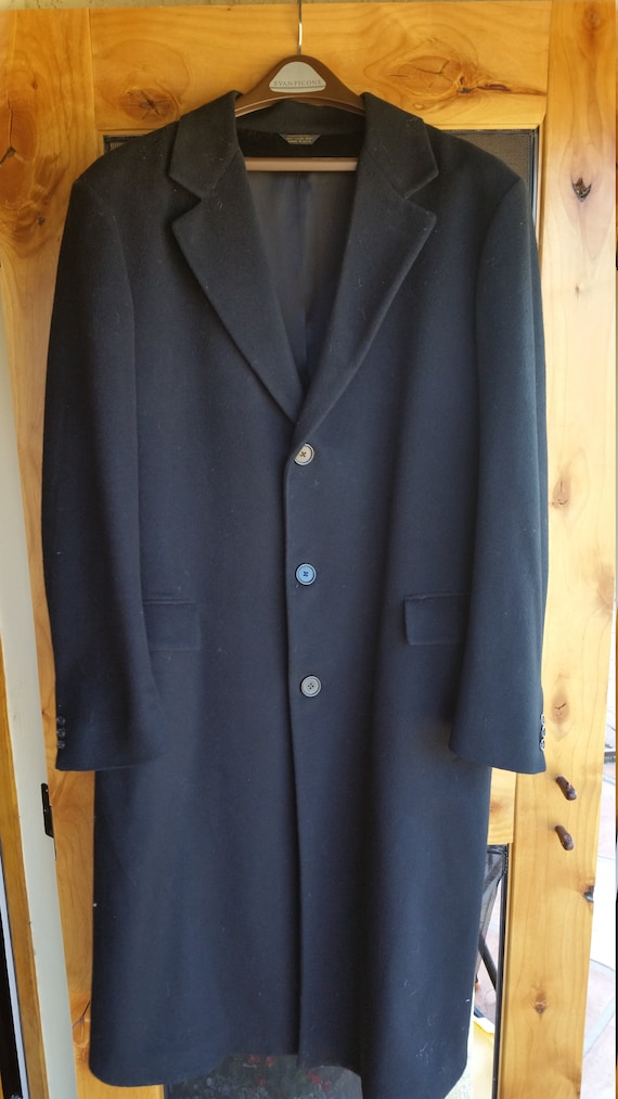 Men's Cashmere Top Coat - Etsy