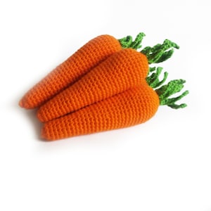 Carrot Easter Ornament, Crochet carrot plush, Easter decor, Stuffed baby carrot amigurumi, Play food, Easter Gifts