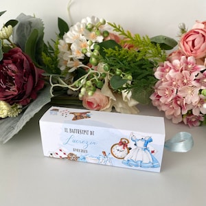 Box, Confetti box for Baptism, Birth, Birthday, Alice in Wonderland, more info in description