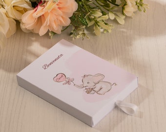 Custom Confetti box for new born