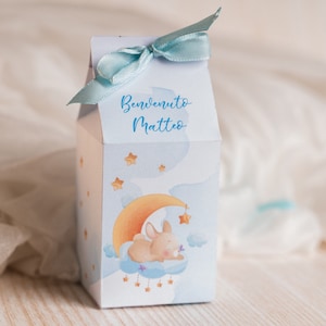 Confetti box for Newborn Birth Celebration boy