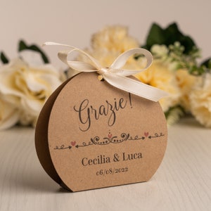Scatola,Scatolina craft per confetti Matrimonio,Battesimo,Comunione o altre occasioni, per maggiori info nella descrizione