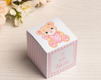 Confetti box for Newborn Birth Celebration boy/girl