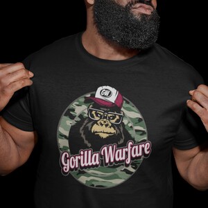 Gorilla Warfare, Crew Neck,  9 colours available