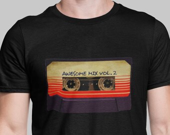 Awesome Mix Vol. 2 Guardians Of The Galaxy Funny T-Shirt, 7 colour available