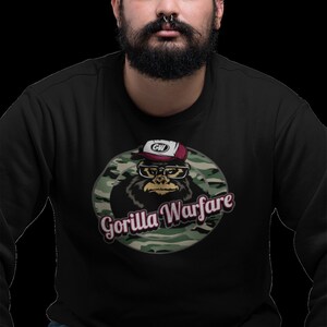 Gorilla Warfare, Sweatshirt,  9 colours available