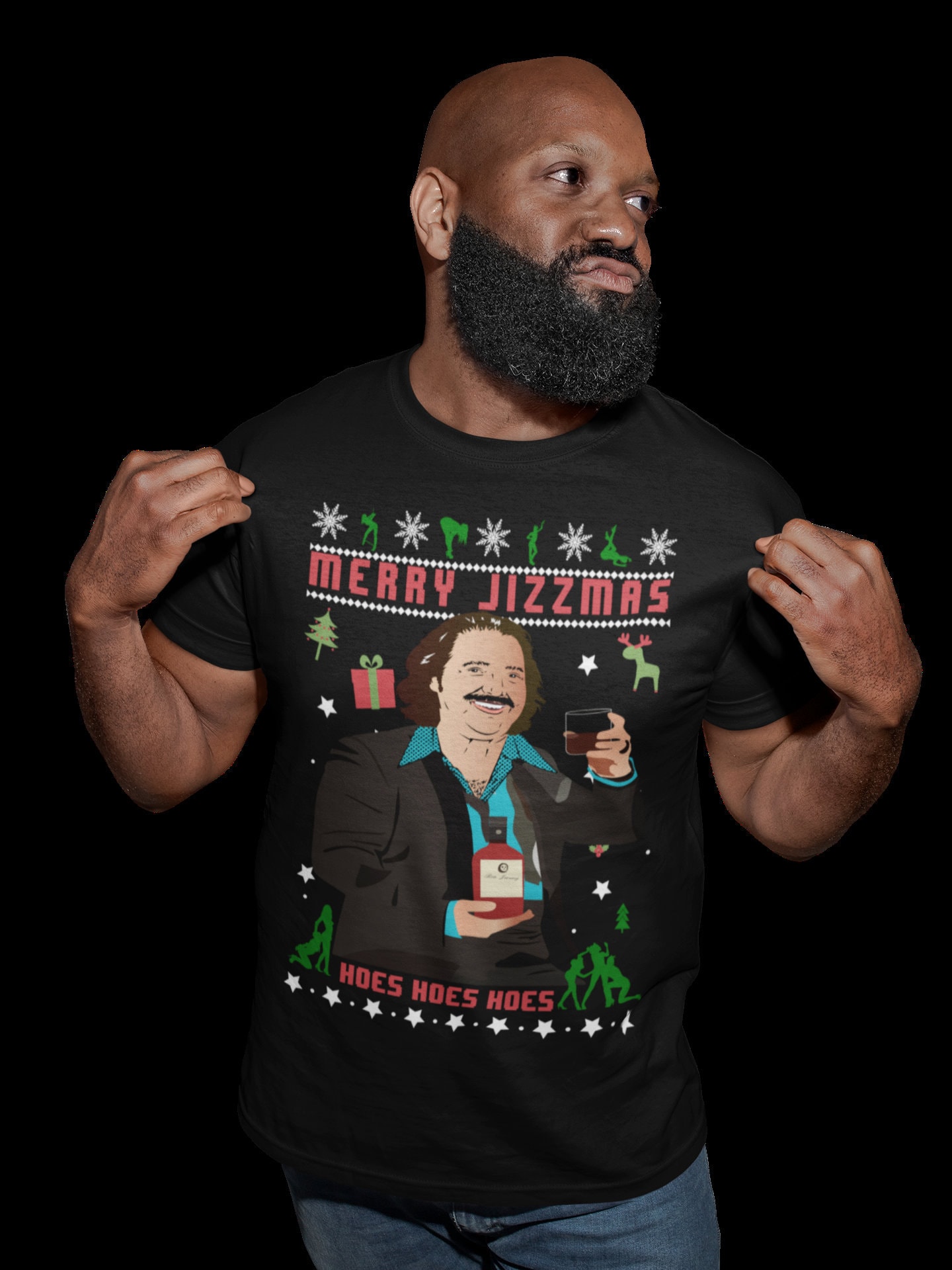 Ron, Ugly Christmas Jumper, Crew Neck T-shirt. - Etsy