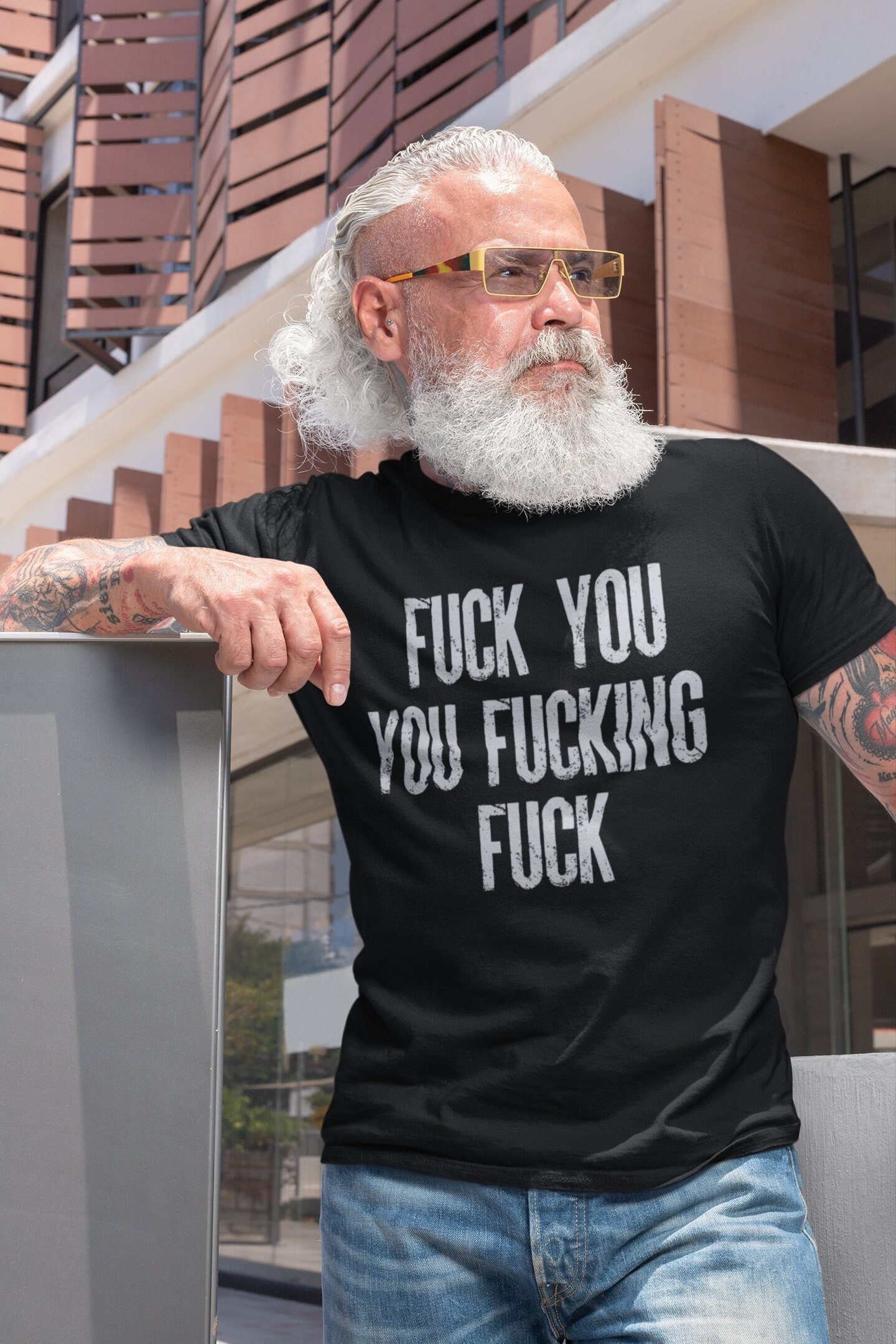 FUCK YOU YOU FUCKIN FUCK ヴィンテージスウェットTシャツ FUCK YOU YOU FUCKIN FUCK ヴィンテージスウェットTシャツ