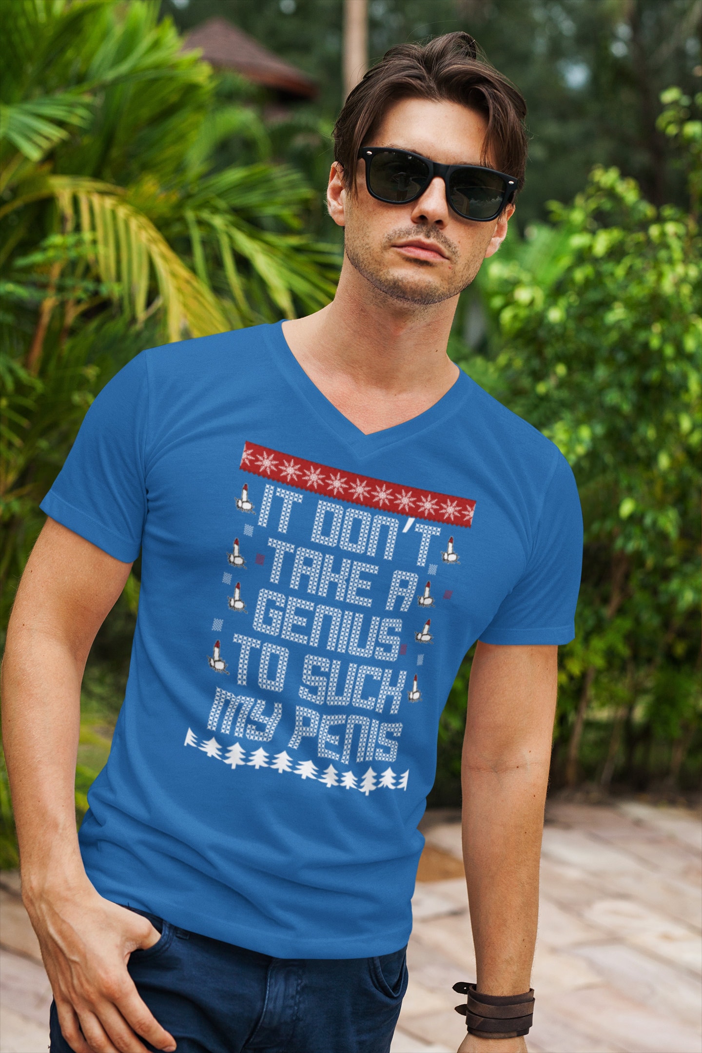 1440px x 2160px - It Don't Take A Genius to Suck My Penis Ugly Christmas - Etsy Israel
