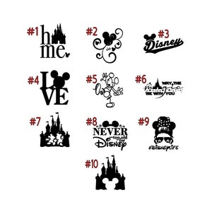 Vinyl decal-kitchen appliance- permanent car window decal sticker laptop sticker tablet decor Disney decals Mickey mouse Minnie mouse
