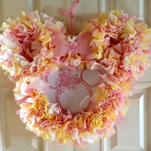 Spring Wreath Easter-spring-spring wreath-wreath-mickey-mickey mouse-minnie-minnie mouse-Disney inspired-Disney-mickey wreath-minnie wreath