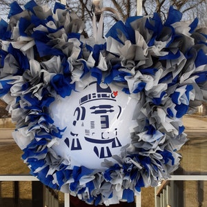 Wreath R2D2-Star wars wreath-Star wars-Mickey wreath-Disney wreath-Mickey mouse decor-Disney decor-R2D2 wreath-star wreath-Mickey decor