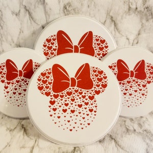 Burner covers-Minnie mouse-valentine-kitchen decor-Disney inspired-Disney-Minnie-valentines day-stove cover-stove top cover-Mickey Mouse