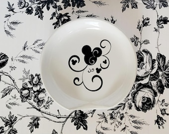 Reposacucharas - Estufa - Cuchara - Gres - Inspirado en Disney - Redondo - Mickey - Minnie - Estufa - Soporte para cucharas - Cocina - Horno - Encimera - Decoración - Decorativo