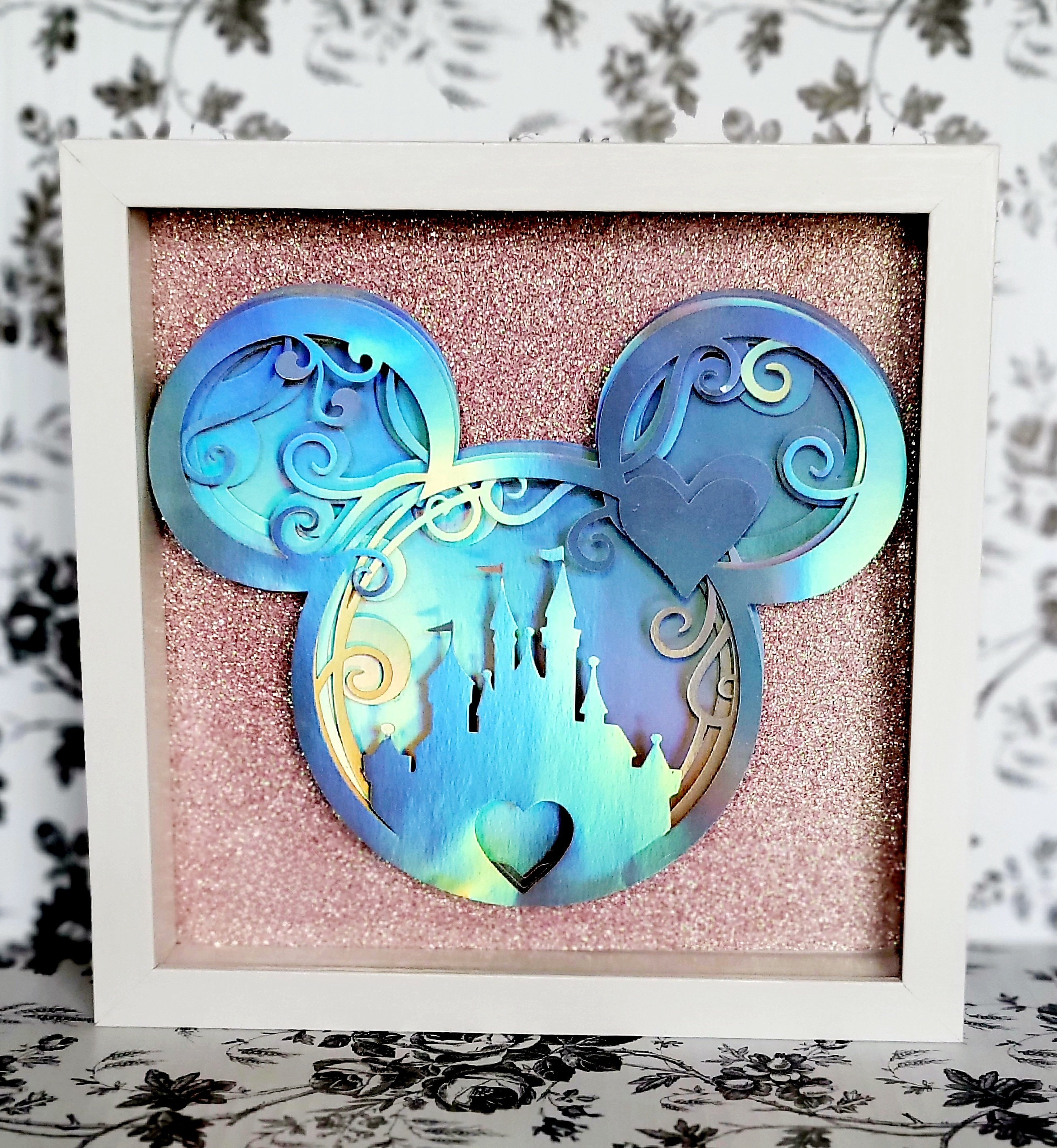 Mickey wood frame - Etsy 日本