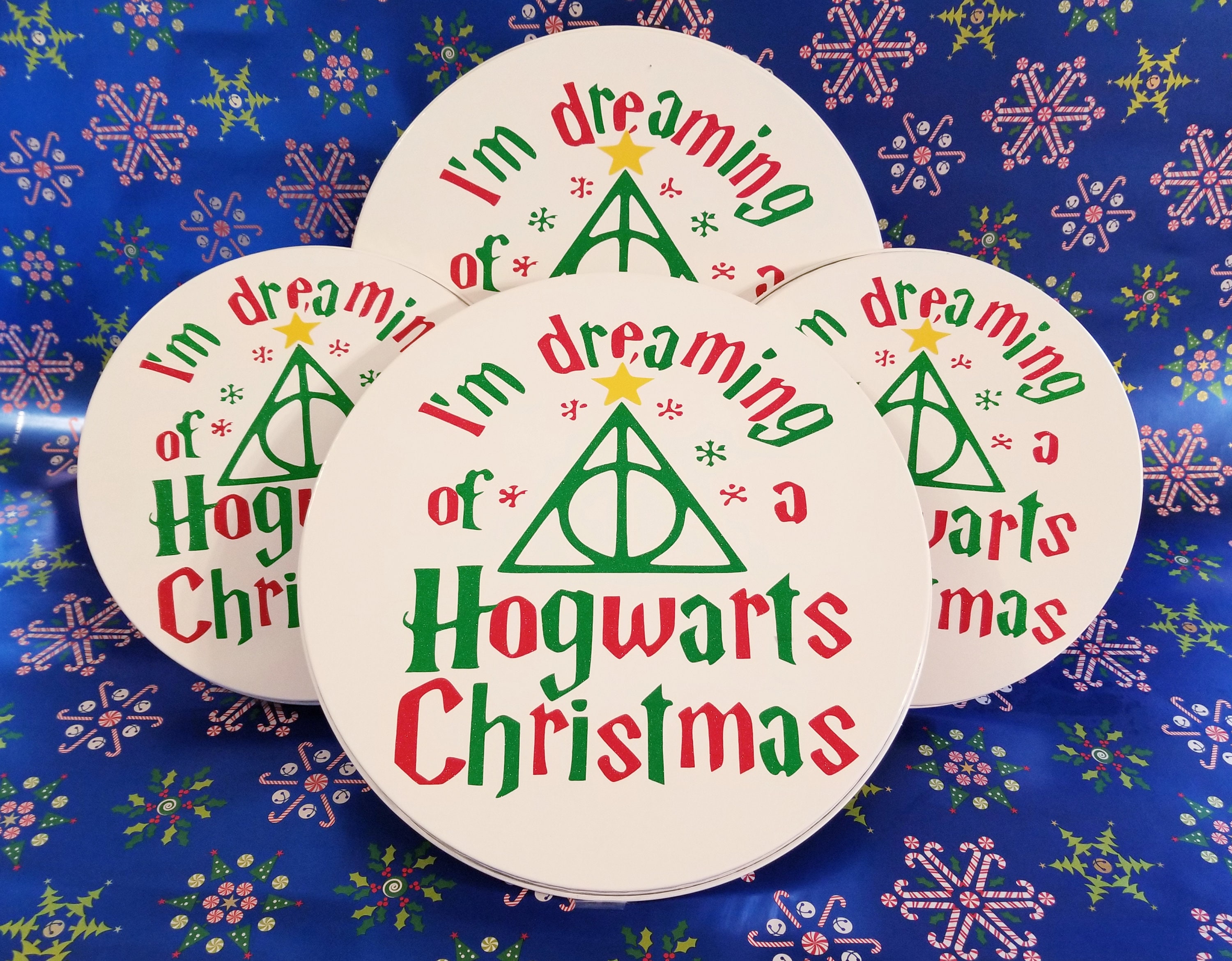 Harry Potter Harry Potter Burner Covers Burner Cover Hogwarts Christmas Dumbledor Hogwarts Castle Kitchen Stove Burners