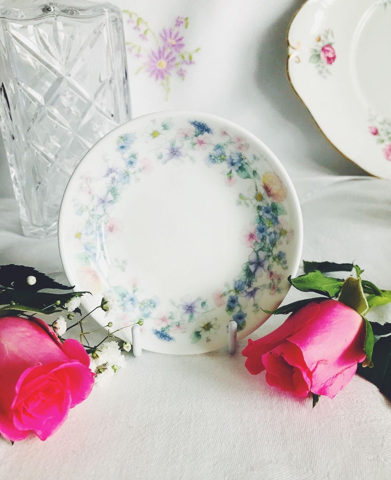 Vintage Wedgwood Angela Bone China Trinket Dish.