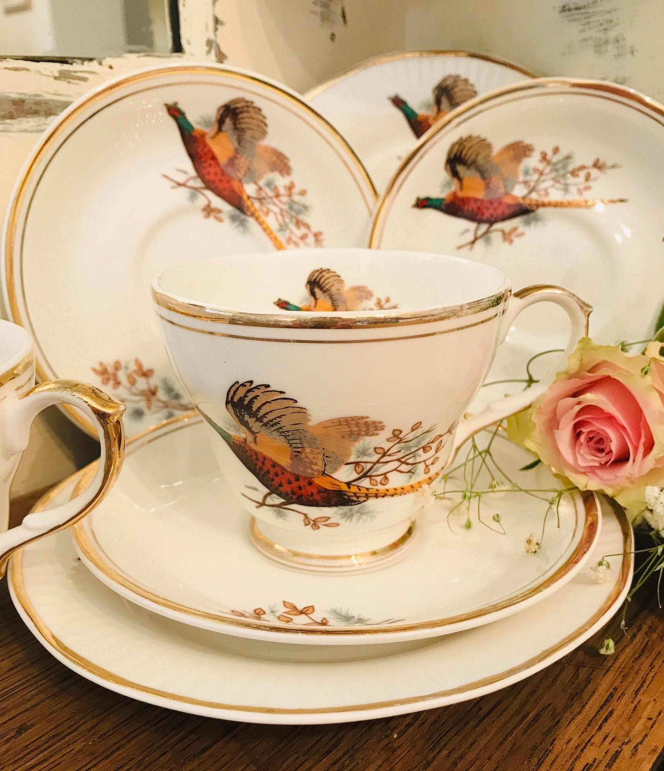 Vintage Sheriden Genuine Staffordshire Finest Bone China Etsy