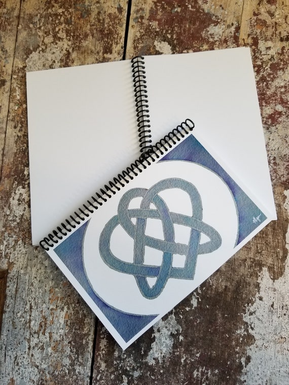 Sketchbook, Notebook, Art Gift, Celtic Art, Art Sketching, Watercolor, 80lb  Paper, Art, Sketch Book, Notes, Celtic, Celtic Knot, Note Book 