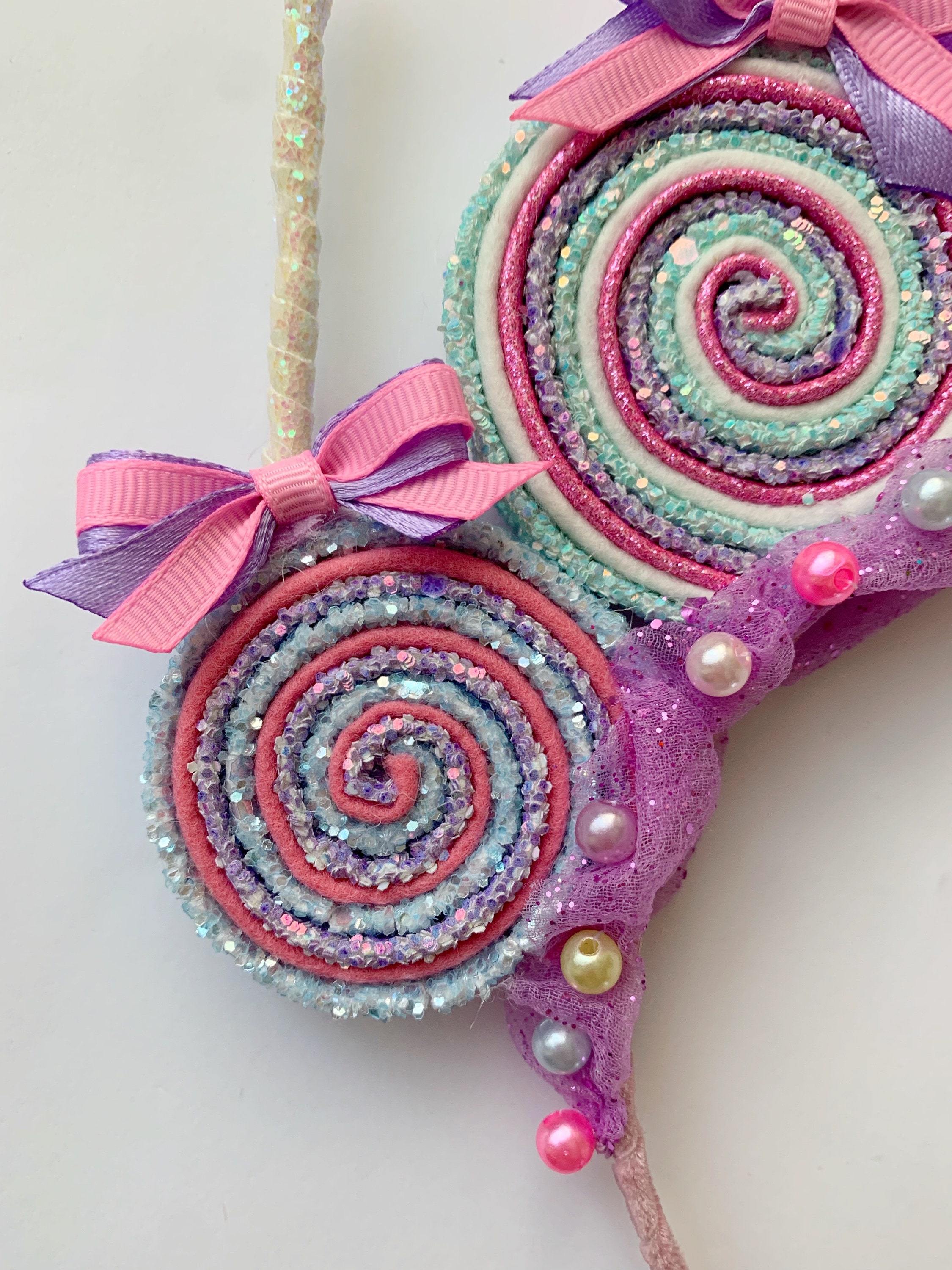 Shiny Sparkles Lollipop Headband