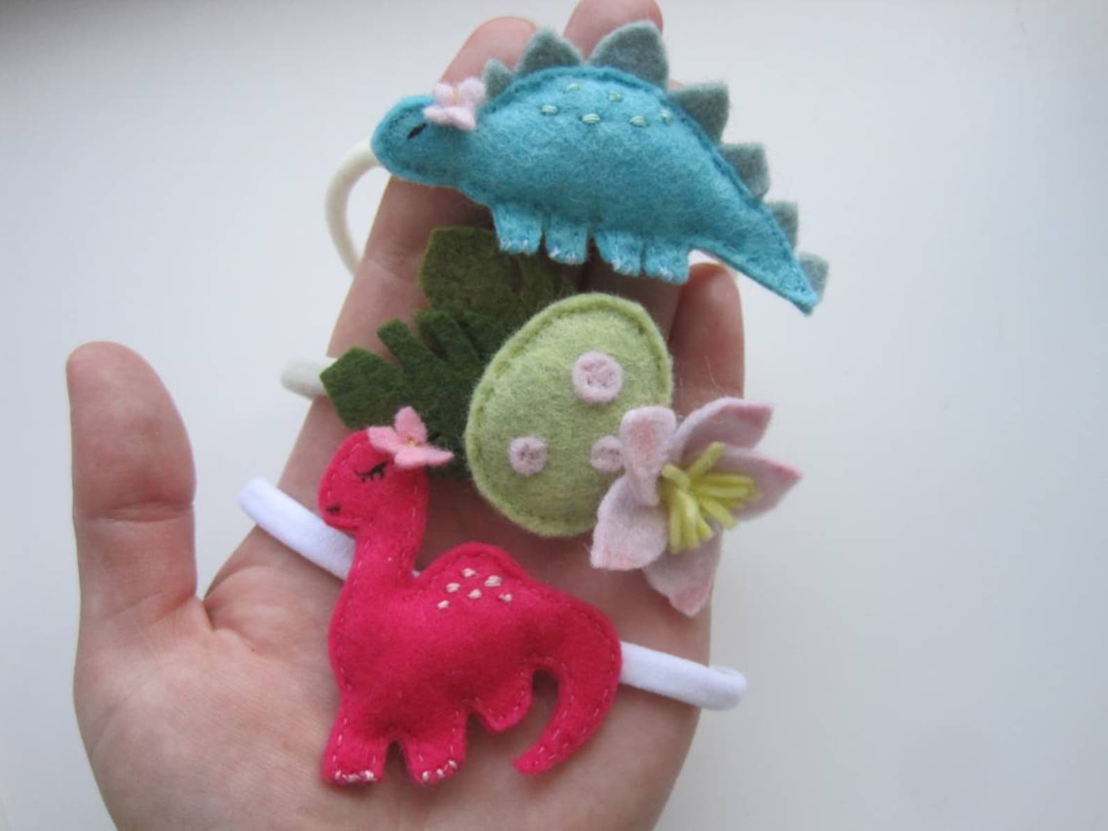 Hand Sewn Dinosaur Headband Pink Dinosaur Headband Dinosaur Etsy