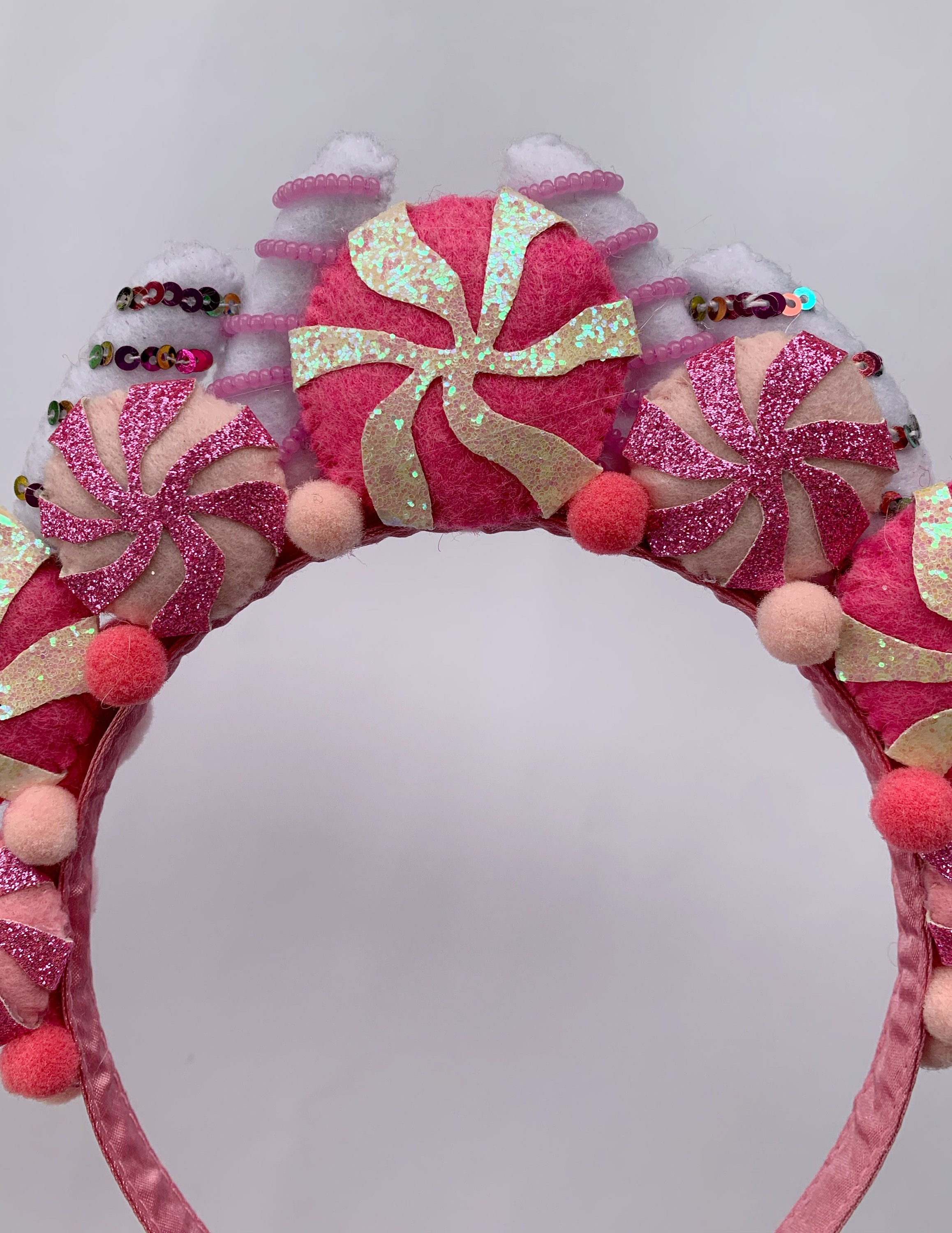 Pink Candy Queen Crown Headband