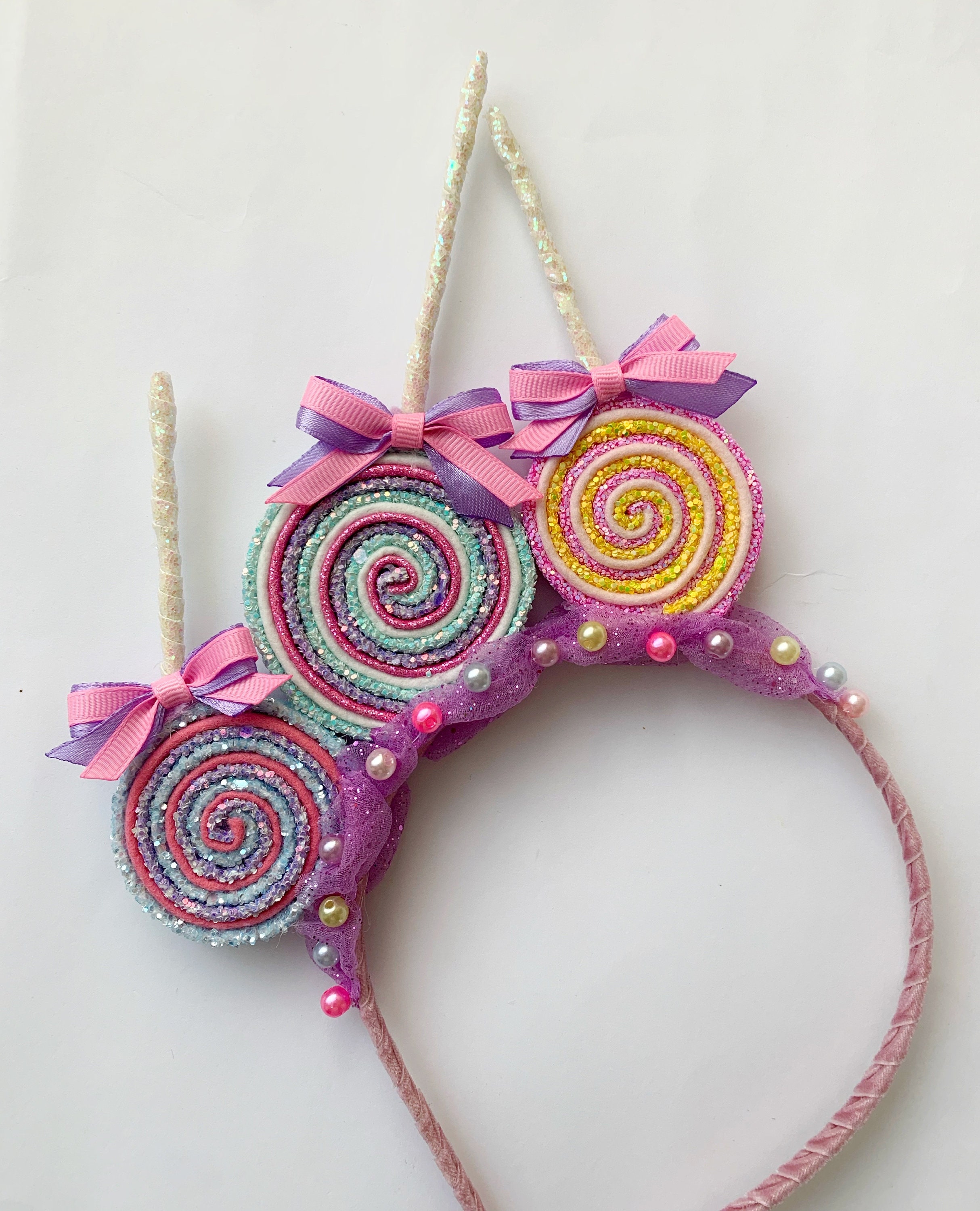 Shiny Sparkles Lollipop Headband